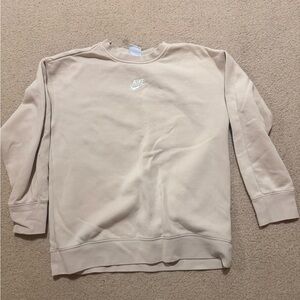 Nike Light Tan Crewneck Sweatshirt